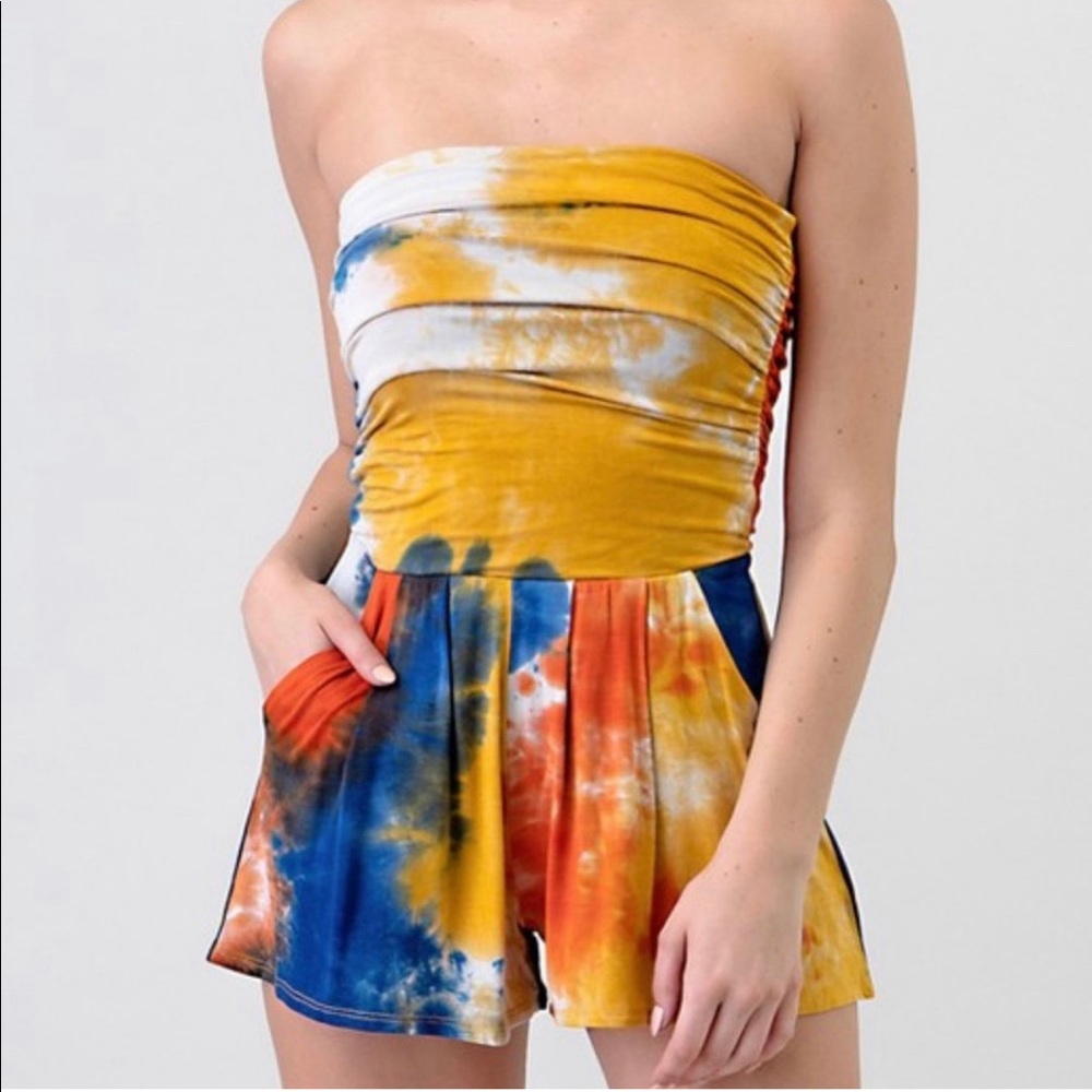 🔥 tie dye romper